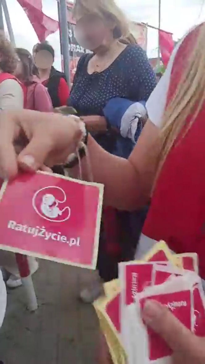 Różaniec przed szpitalem w Lublinie
