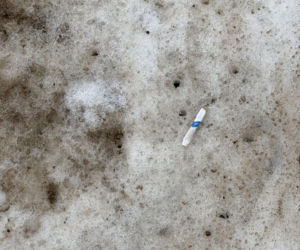 Daniel Olbrychski pali pod zakazem palenia