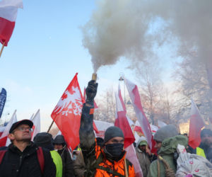 Protest rolników w Warszawie (9.01.2026)