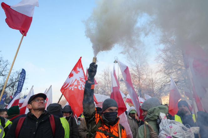 Protest rolników w Warszawie (9.01.2026)