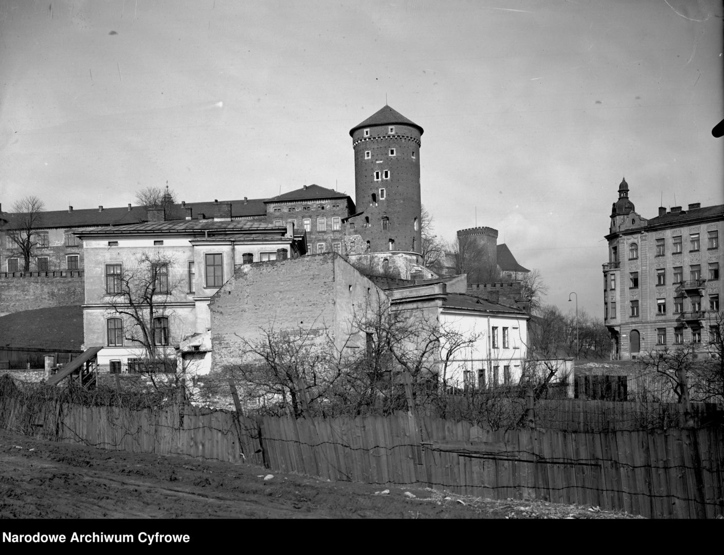 Otoczenie Wawelu w 1933 roku