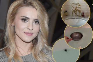 Koszmar Kasi Tusk jak z horroru! Poszła do łazienki, musiała użyć rondelka