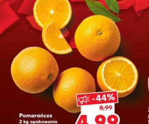 Pomarańcze 4,99 zł za 2 kg