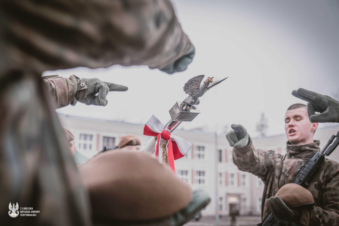 Nowi terytorialsi złożyli wojskową przysięgę