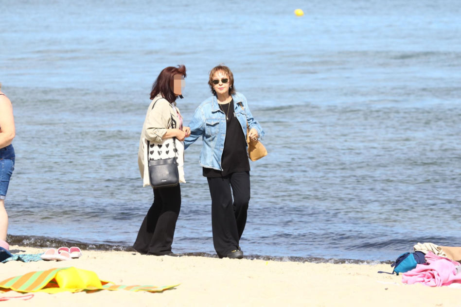 Izabela Trojanowska elegancka nawet na plaży