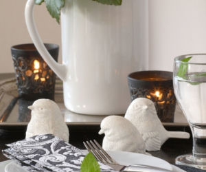 Kolekcja białej porcelany