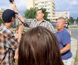 Blokada siedziby lasów państwowych