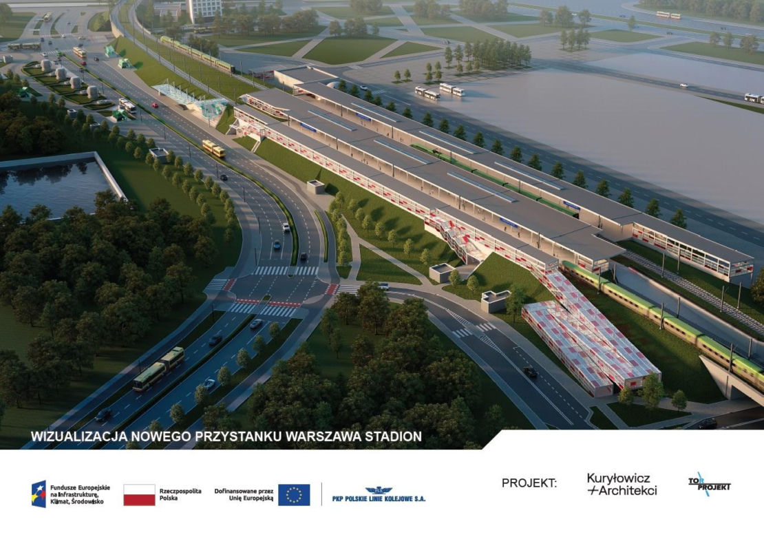 Dworzec Warszawa Wschodnia - wizualizacje