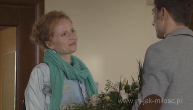 M jak miłość odc. 1012. Ewa (Dominika Kluźniak), Marek Mostowiak (Kacper Kuszewski)