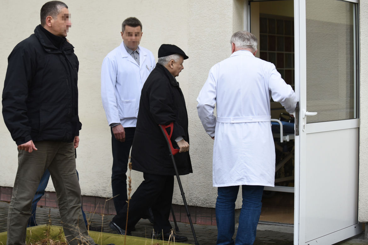 Jarosław Kaczyński pojechał do szpitala