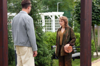 Barwy szczęścia, odc. 3324. Dorota Kujawiak (Karina Seweryn), Radomir (Łukasz Wójcik)