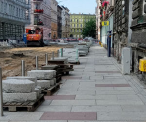 Przebudowa ulic w centrum Szczecina - lipiec 2020