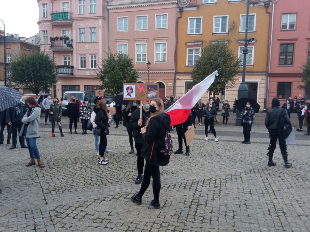 Protest w Grudziądzu
