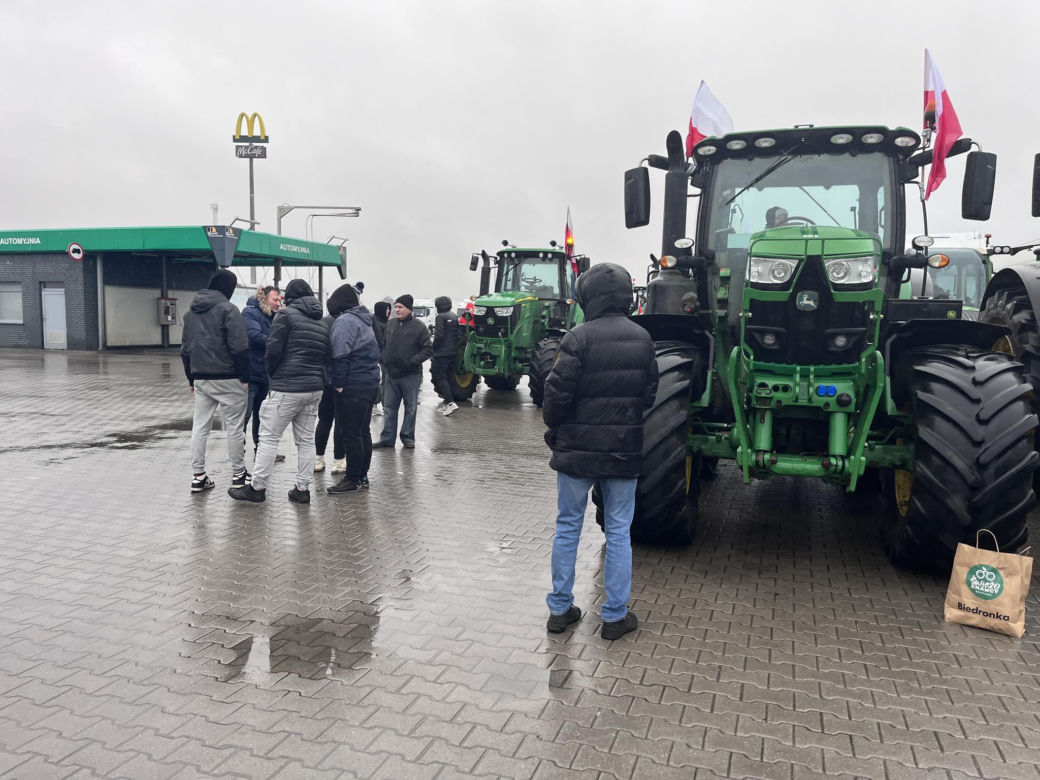 Kolejny protest rolników w Gorzowie
