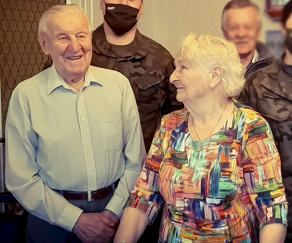 Pan Feliks Jeziorek z żona Ireną. Bohaterowie Powstania Warszawskiego