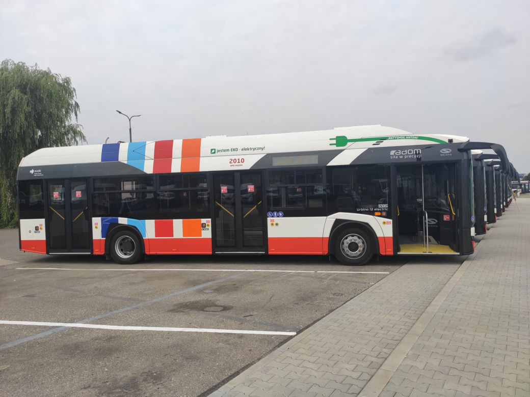 Nowe autobusy elektryczne w Radomiu