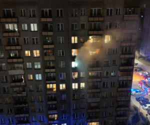 Nocny pożar w Warszawie, ewakuowano mieszkańców