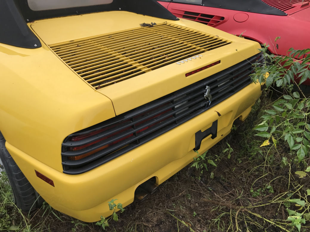 11 klasycznych Ferrari porzuconych w polu