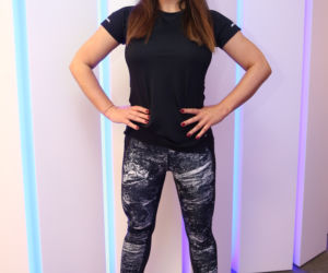 Beata Tadla ćwiczy