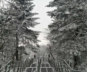 Majestatycznie, zimowo, jak w bajkowej Narnii. Tak Nowy Rok wita Święty Krzyż