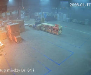 Tak wybuchł pożar, który pochłonął milion złotych