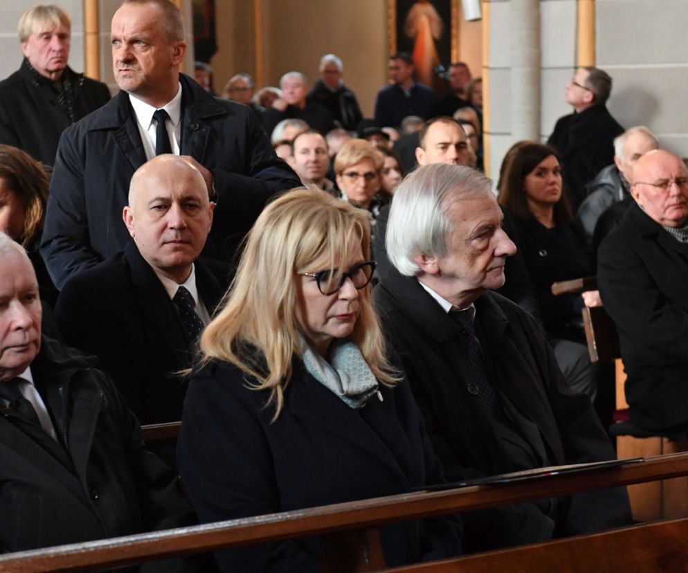 Pogrzeb posła Strzałkowskiego. Pojawił się Jarosław Kaczyński