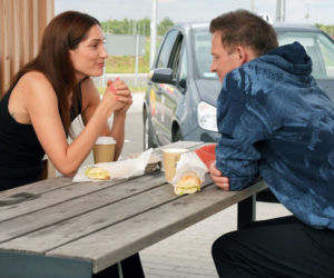 Barwy szczęścia odc. 3289. Łukasz (Michał Rolnicki), Celina (Orina Krajewska