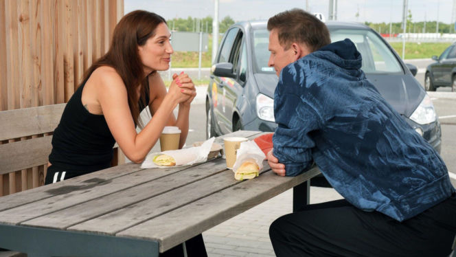 Barwy szczęścia odc. 3289. Łukasz (Michał Rolnicki), Celina (Orina Krajewska