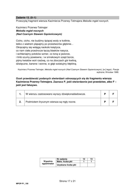 Matura 2023: arkusz przykładowy CKE język polski