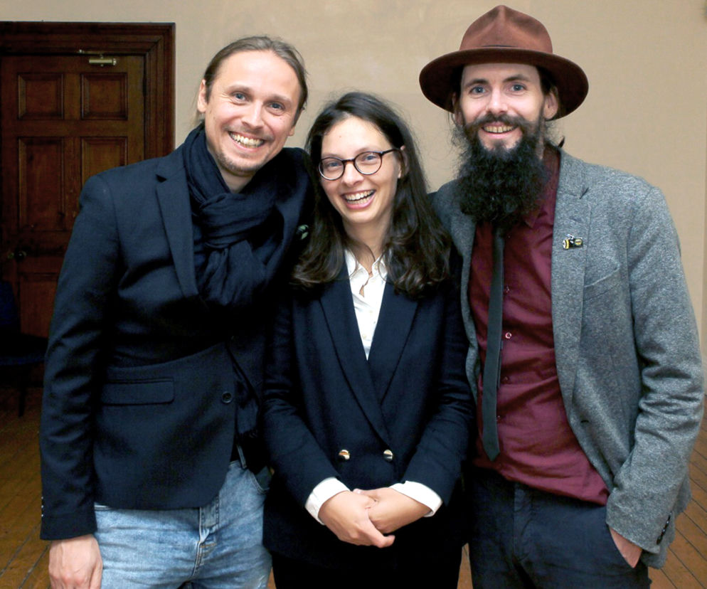 Paweł Kleszczewski, Kasia Zimnoch i Darragh Slack