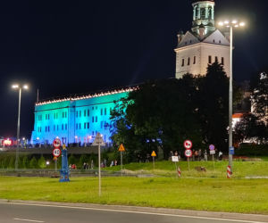 Nowa iluminacja Zamku Książąt Pomorskich w Szczecinie