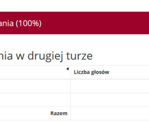 Jak głosowali mieszkańcy poszczególny miast i powiatów w Małopolsce w II turze?
