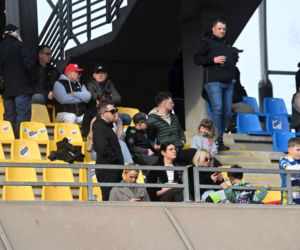 PRES Grupa Deweloperska Toruń - Bayersystem GKM Grudziądz, zdjęcia kibiców i zawodników ze sparingu przed startem PGE Ekstraligi