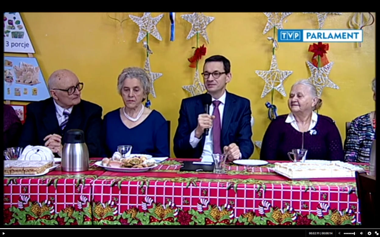 Premier Morawiecki odwiedził seniorów w Ostrołęce