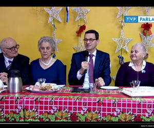 Premier Morawiecki odwiedził seniorów w Ostrołęce