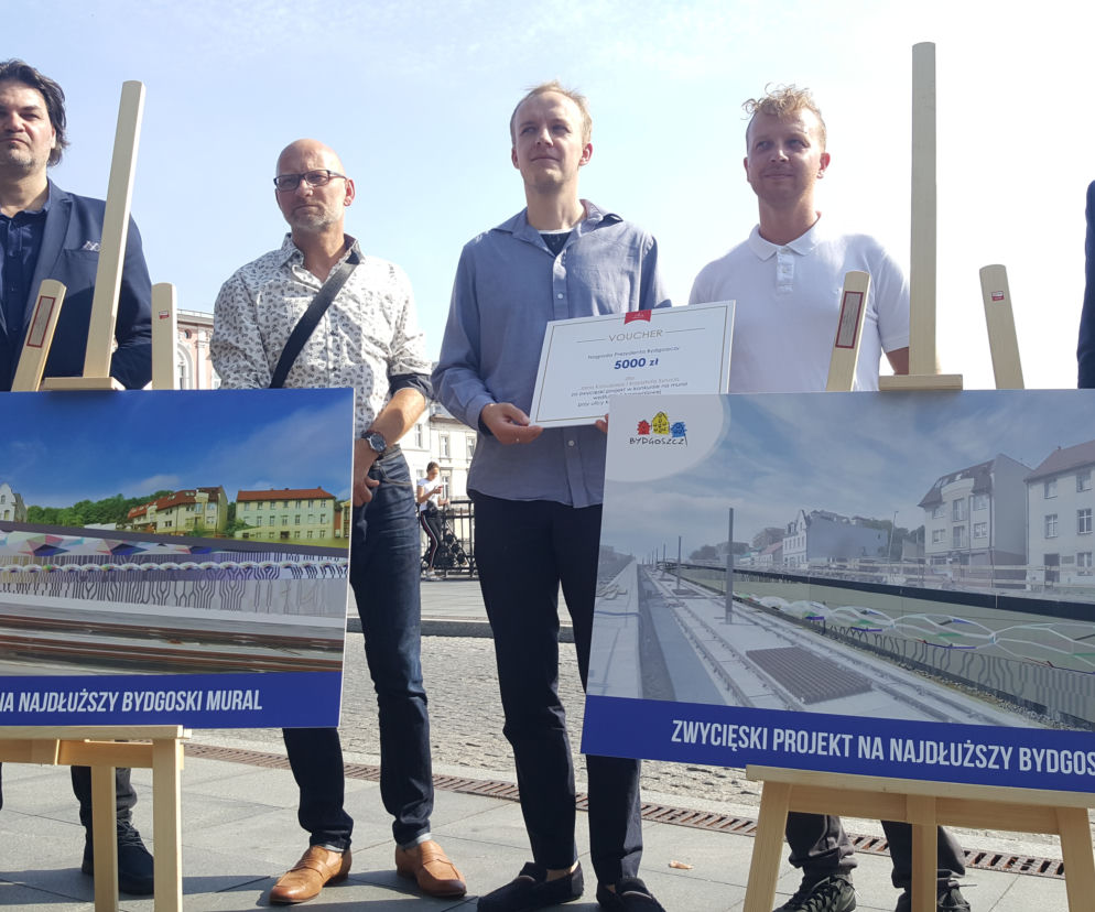 Tak będzie wyglądał najdłuższy mural w Bydgoszczy! Zobaczymy go z tramwaju