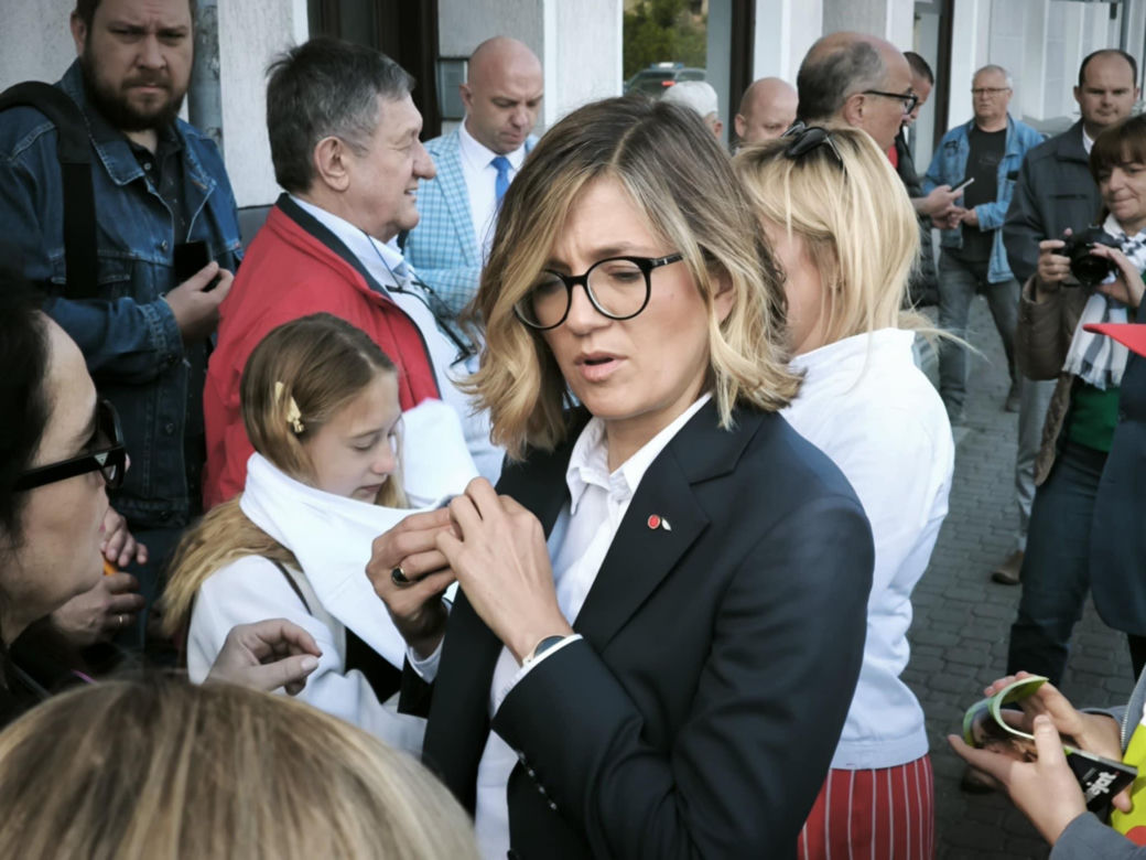 Magdalena Biejat w Lesznie 