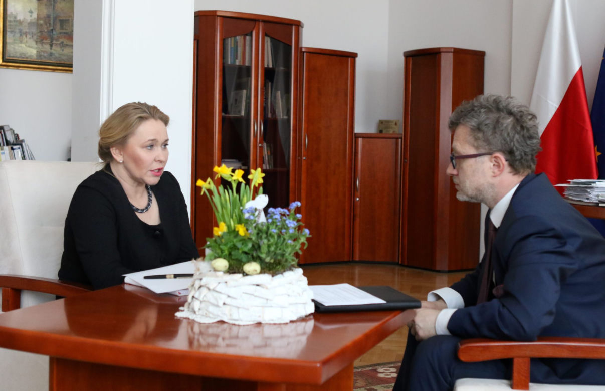 Wywiad Huberta Biskupskiego z wiceminister Andzeliką Możdzanowską