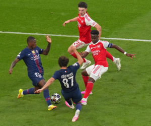 Liga mistrzów. Mecz PSG - Arsenal