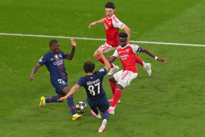 Liga mistrzów. Mecz PSG - Arsenal