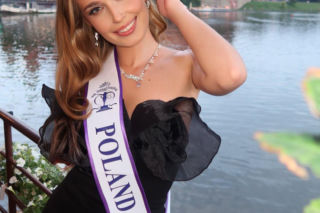 Miss Polski Oliwia Mikulska na stadionie i nie tylko