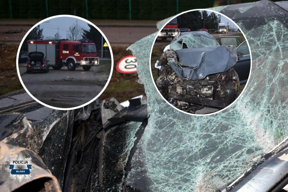 Uderzył w drzewo, dachował. Potem wysiadł i poszedł dalej. Alkomat oszalał!