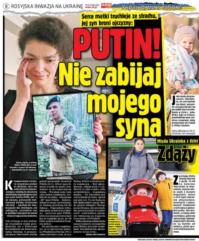 Pierwsze dni wojny w Ukrainie. Tak relacjonowaliśmy je w "Super Expressie"