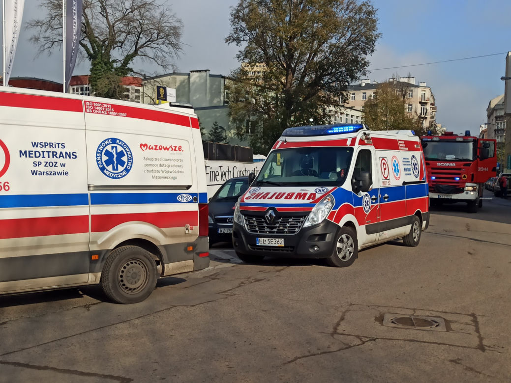 Zawalona kamienica przy ul Wrzesińskiej