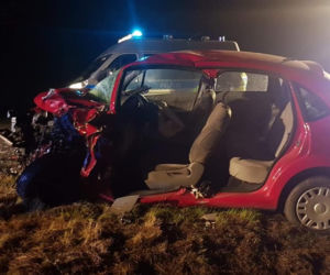 Wypadek między Piecowicami a Kiełczowem