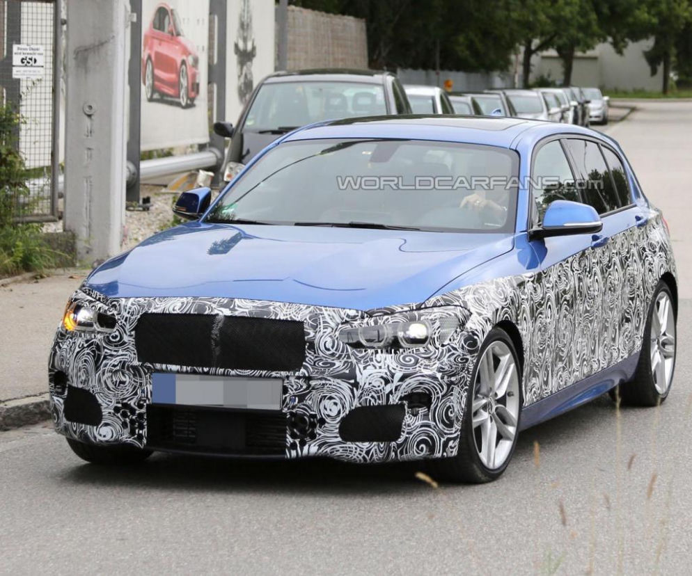BMW Serii 1 po liftingu - zdjęcia szpiegowskie