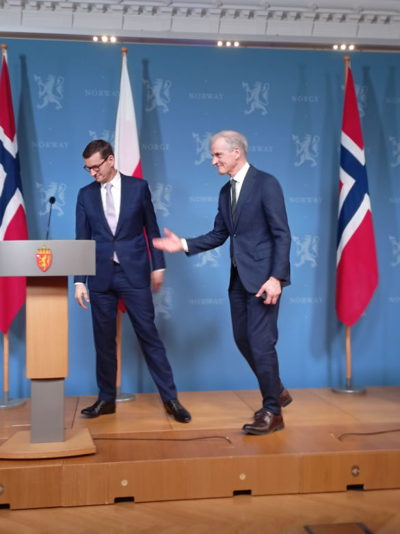 Premier Morawiecki w Oslo