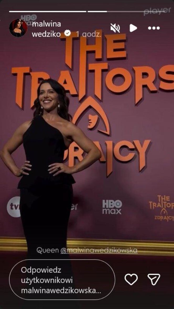 Gwiazda TVN w opiętej sukience! Malwina Wędzikowska szokuje figurą