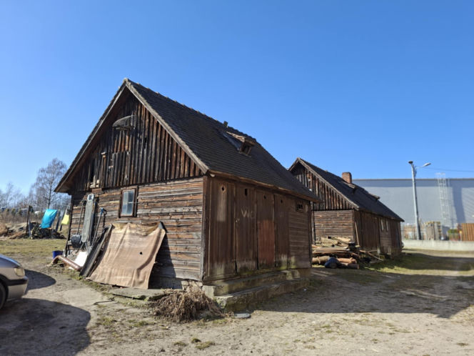 Drewniane osiedle w Sędziszowie