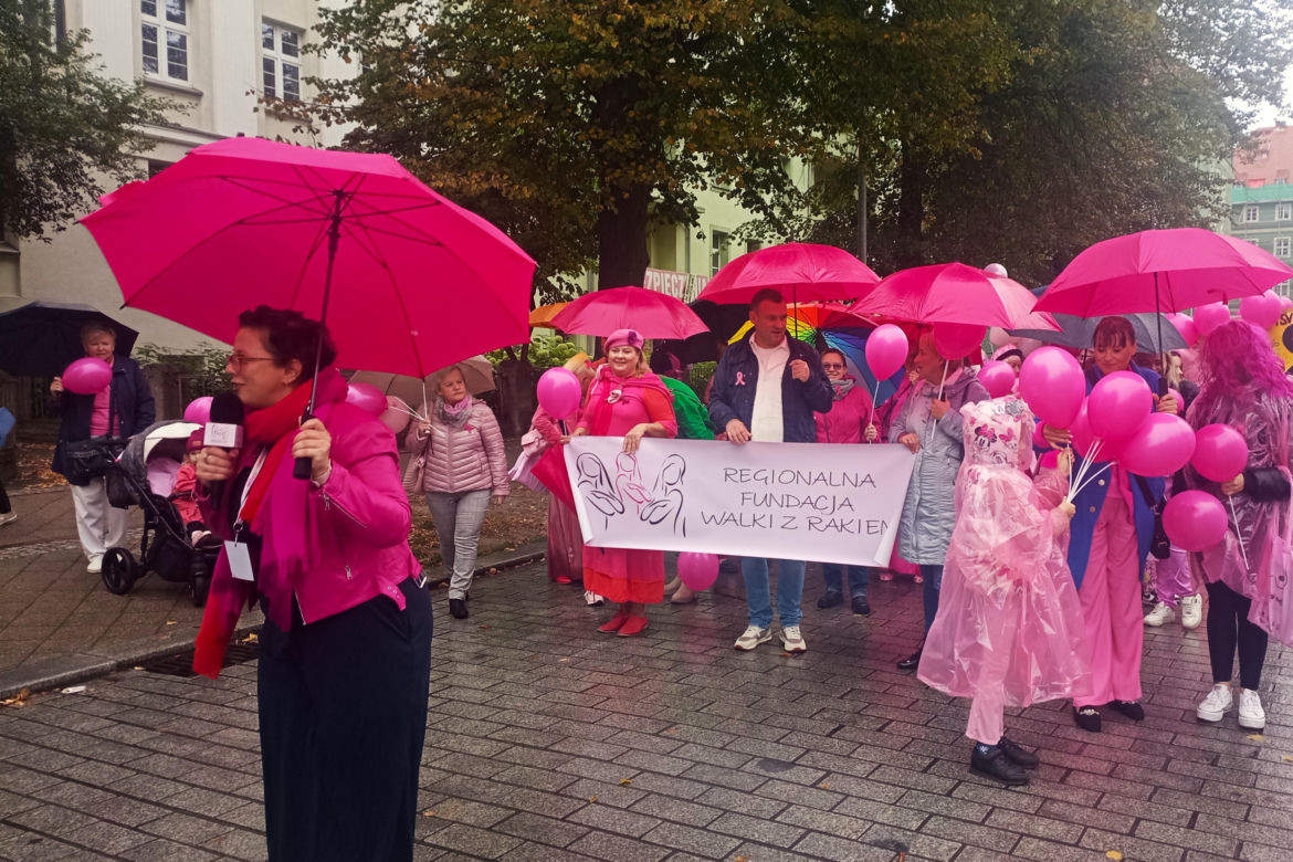 Marsz Różowej Wstążki w Szczecinie